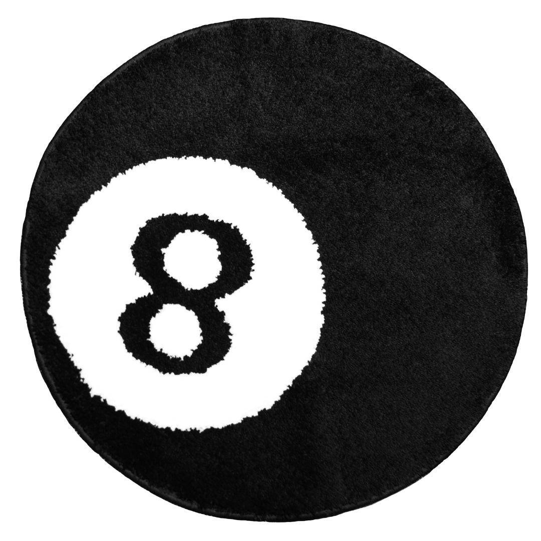 Slothy Fafi 8 Ball Rug - 32 Inch